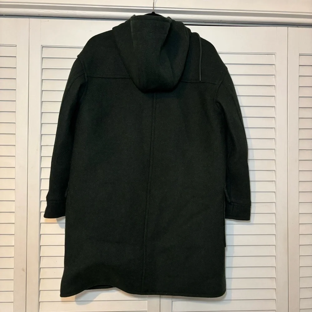 Madewell Lynnford Coat Wool Cashmere Forest Green Small New FLAWED